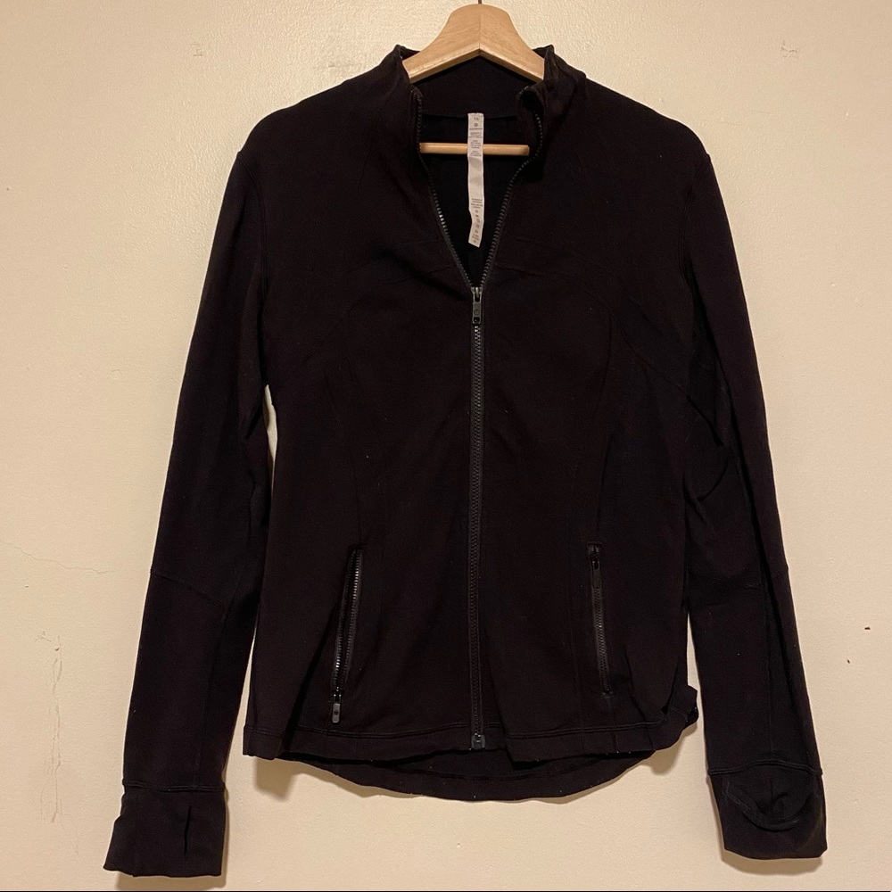 Lululemon Black Athletic Sport Running Jacket, 10